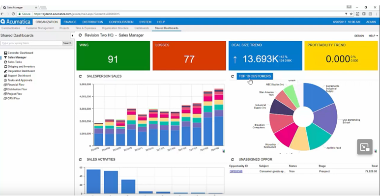 Acumatica CRM