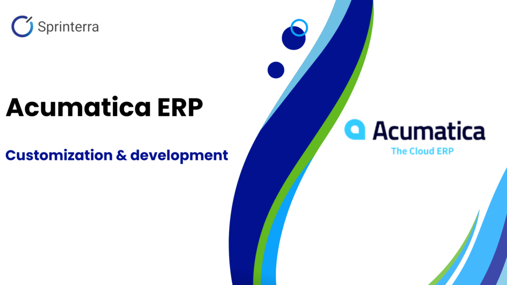 Customization & Development for Acumatica ERP